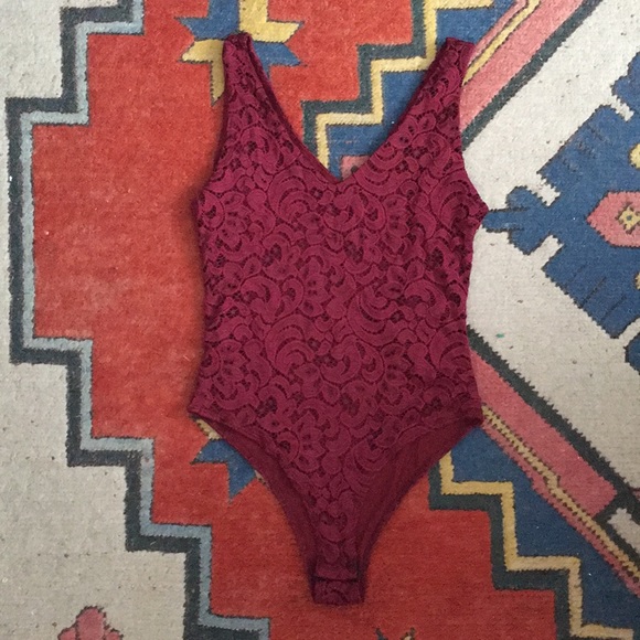 Burgundy Bodysuit - Picture 3 of 7